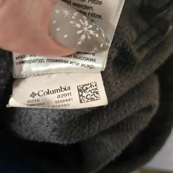 Columbia Plush mens black zip Sweater - Picture 12 of 12